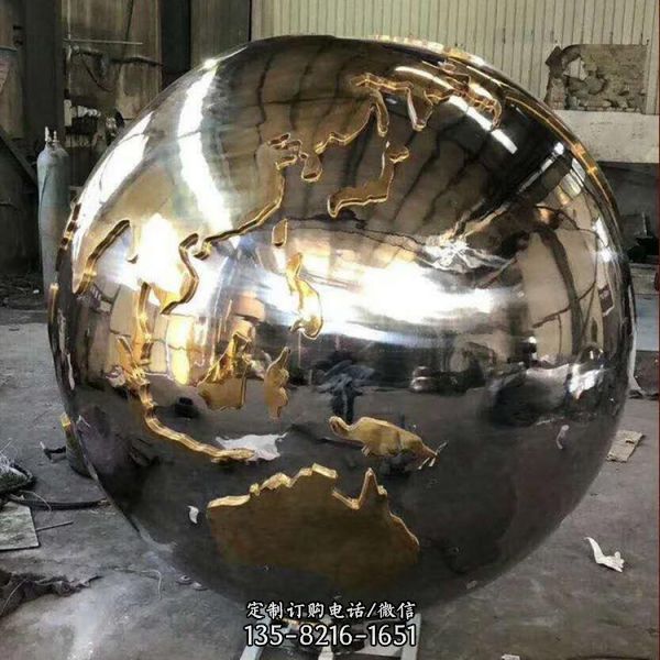 廣場擺放不銹鋼鏤空人物鹿小品雕塑（3）