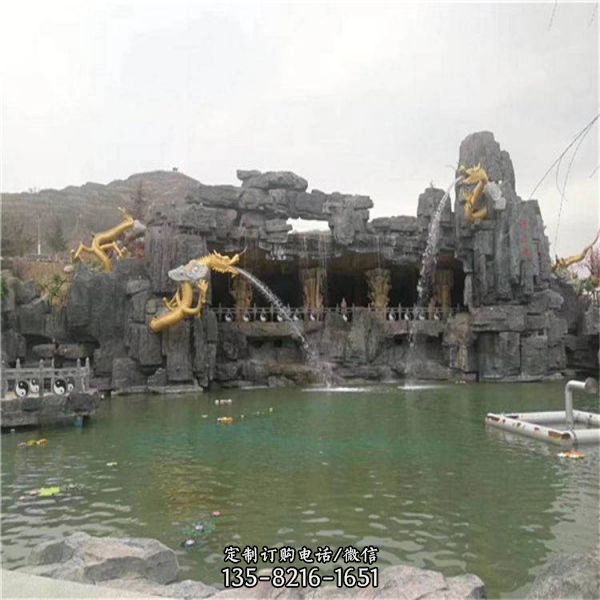 景區(qū)游樂園水泥假山環(huán)境藝術景觀