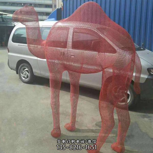 不銹鋼鏤空戶外抽象動(dòng)物景觀雕塑