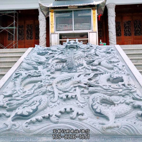 浮雕庭院廣場(chǎng)大型石雕影壁雕塑（3）