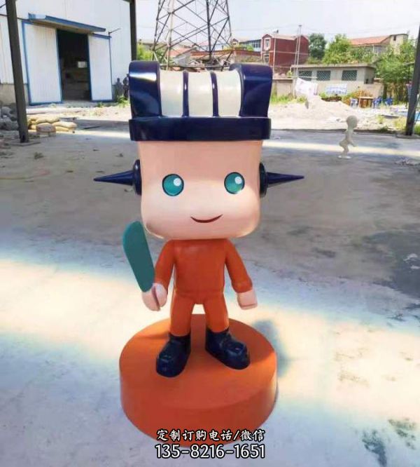 商場游樂園玻璃鋼卡通動漫人物雕塑（3）