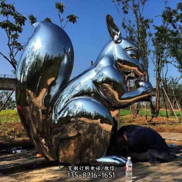 大型城市廣場不銹鋼園林抽象景觀雕塑（4）