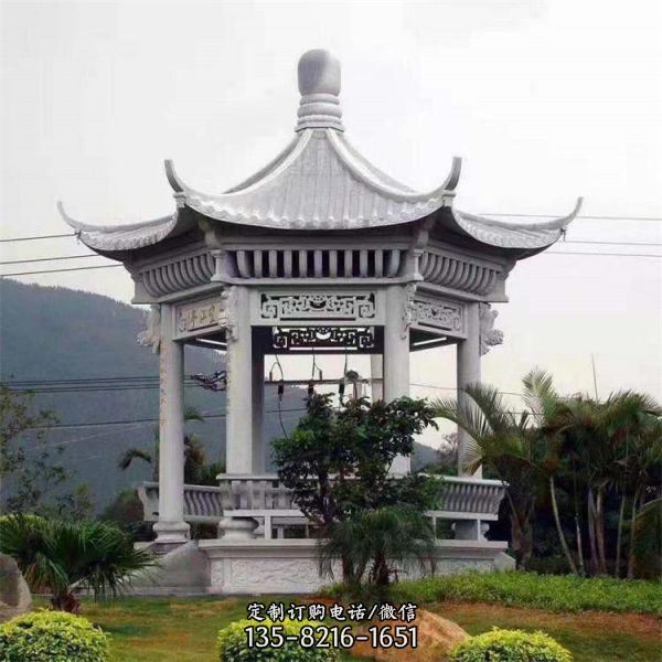 古建大理石雕刻中式?jīng)鐾ぷ?小區(qū)園林雕塑（3）