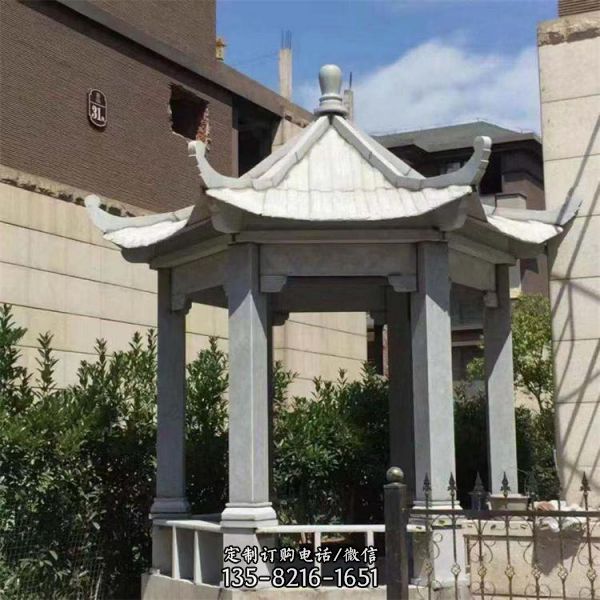 古建大理石雕刻中式?jīng)鐾ぷ?小區(qū)園林雕塑（2）