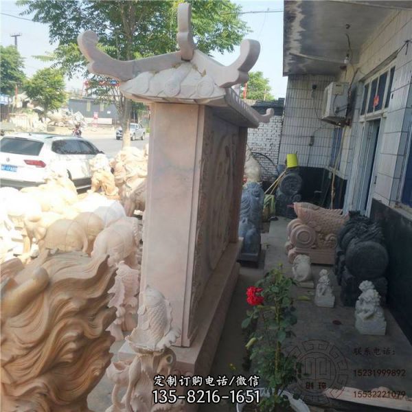 庭院別墅大型石雕影壁雕塑（2）