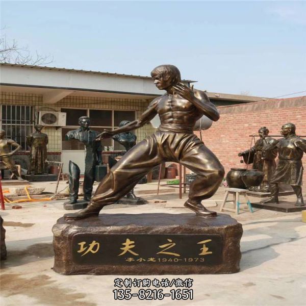 玻璃鋼仿銅園林景觀(guān)人物雕塑擺件（3）