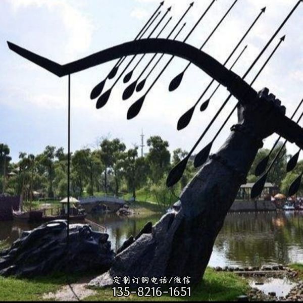 城市廣場景觀鑄銅人物雕塑擺件（4）