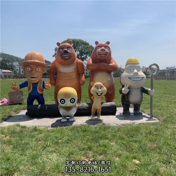 幼兒園游樂(lè)場(chǎng)商場(chǎng)卡通動(dòng)漫動(dòng)畫人物雕塑（3）