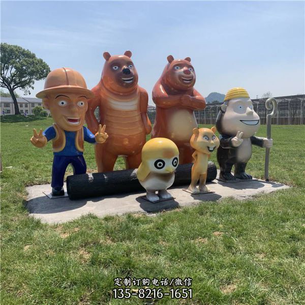 幼兒園游樂(lè)場(chǎng)商場(chǎng)卡通動(dòng)漫動(dòng)畫人物雕塑（4）