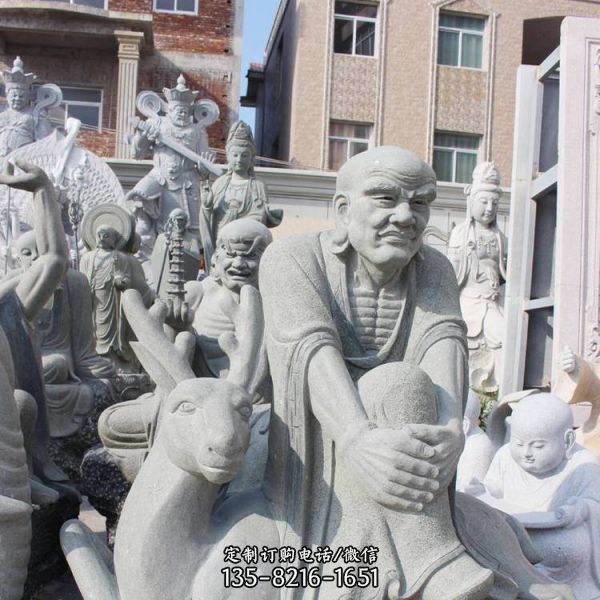 園林景區大型石雕十八羅漢雕塑（3）