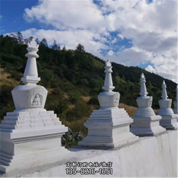 寺廟園林擺件石雕佛塔雕塑（2）