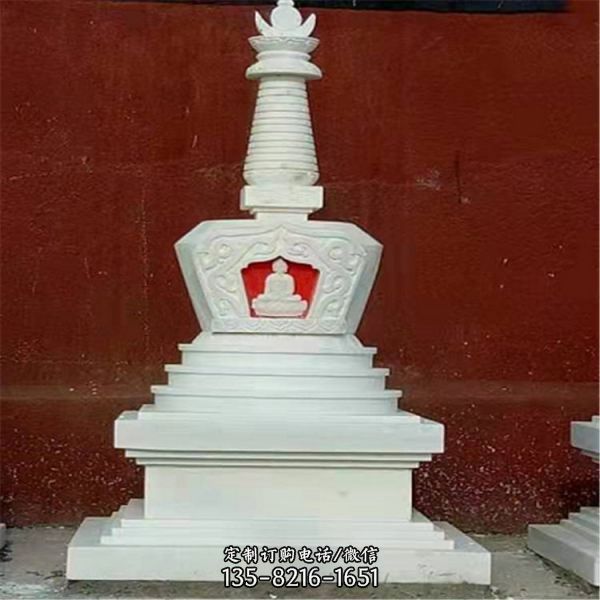 寺廟園林擺件石雕佛塔雕塑（3）