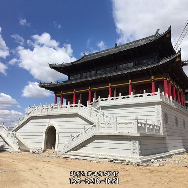 景區寺院大理石雕刻光素無華防護欄桿（2）