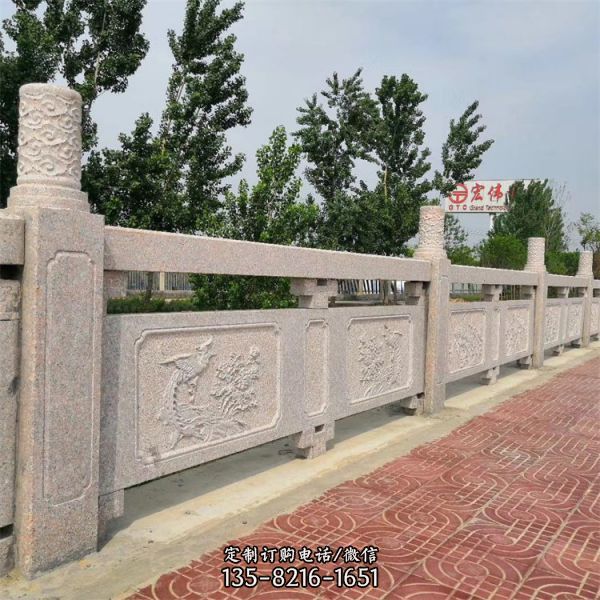 園林景區(qū)大型石雕護欄雕塑（6）