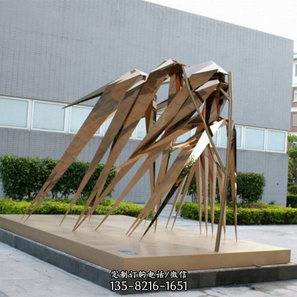 園林廣場不銹鋼戶外大型抽象創意景觀雕塑