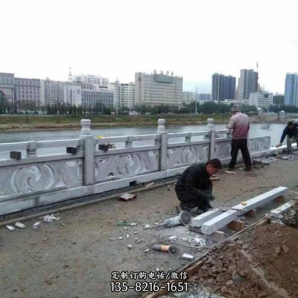 河道大橋石材護(hù)欄雕塑（3）