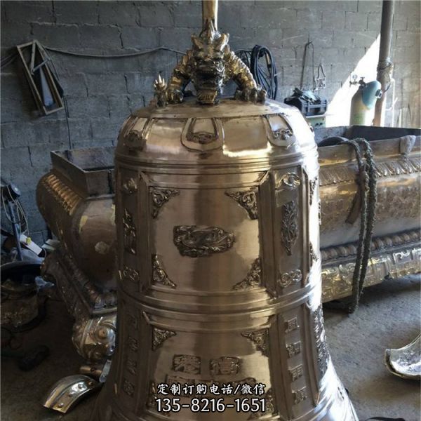 寺廟大型祈福鑄造青銅鐘黃銅鐘（2）
