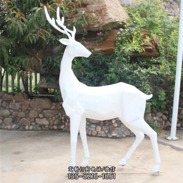 公園別墅動物雕塑梅花鹿擺件（5）