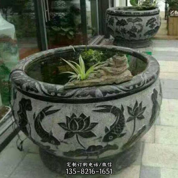 庭院室外裝飾大理石雕刻歐式花缽（3）