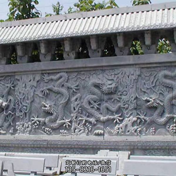 浮雕大型大理石石雕影壁雕塑