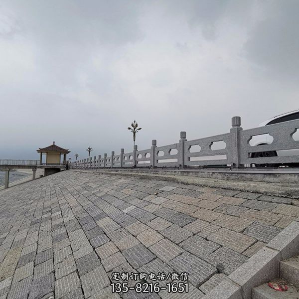 景區戶外園林景觀大理石石雕圍欄雕塑