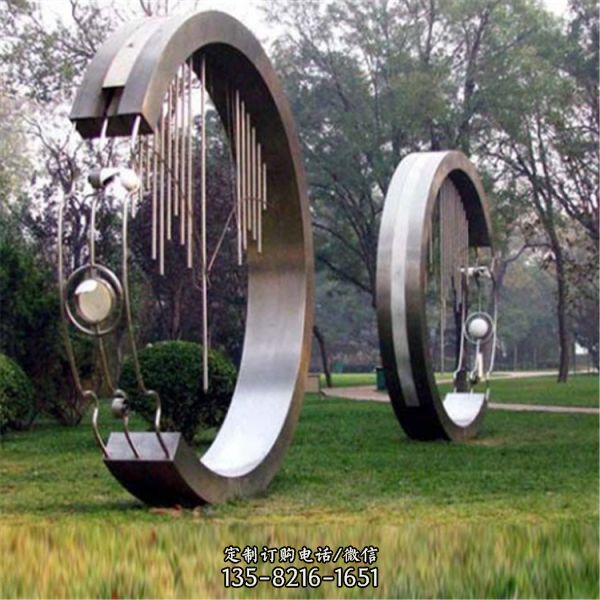 不銹鋼景觀雕塑  戶外公園景區大型擺件（2）