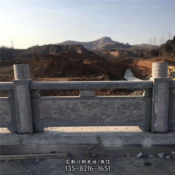 城市河道花崗巖石雕圍欄雕塑（3）