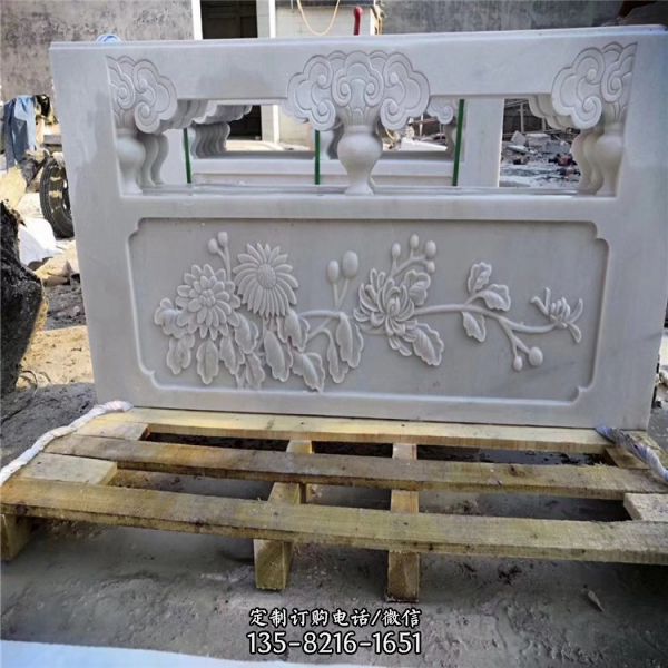 城市河道花崗巖石雕圍欄雕塑（5）