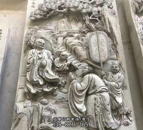 中式石雕壁畫 石雕影壁墻雕塑（6）