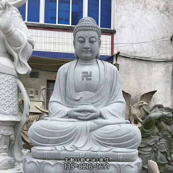景點石雕戶外大型西方三圣雕塑（4）