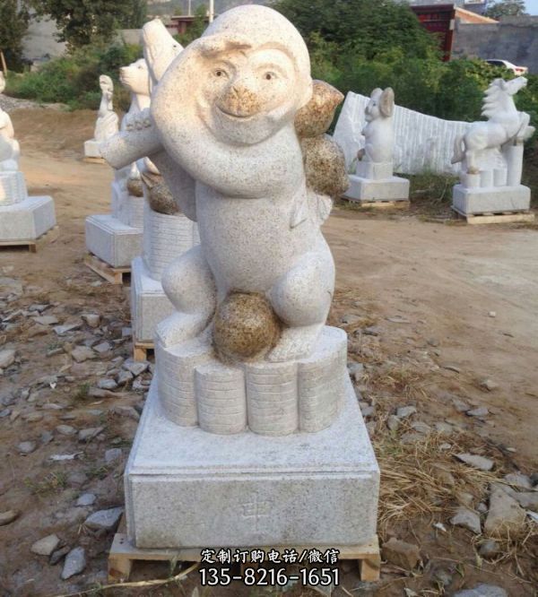 園林石雕十二生肖雕塑擺件（3）