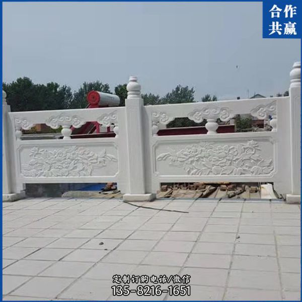 園林景區青石石雕欄桿裝飾美化園林景觀（2）