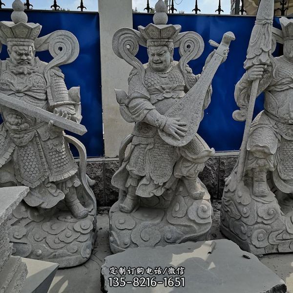 廣場寺院大理石雕刻人物佛像雕塑（3）