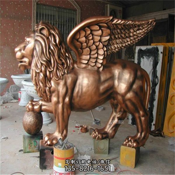 庭院大門吉祥擺件玻璃鋼飛馬雕塑（1）