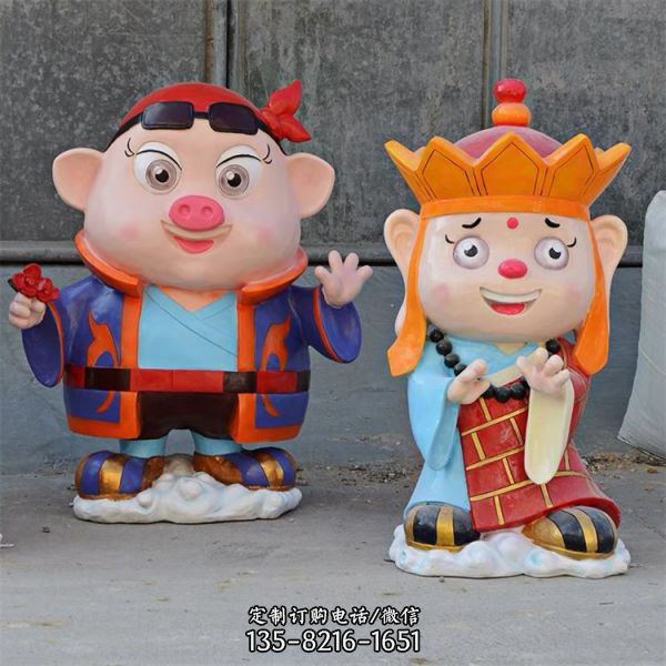玻璃鋼卡通動畫人物景觀西游記