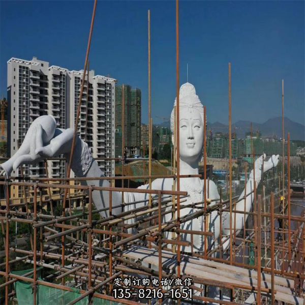 景區廣場大型露天仙女石像（1）