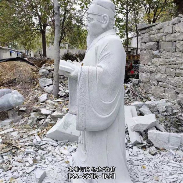 大理石石雕校園廣場古代人物雕塑