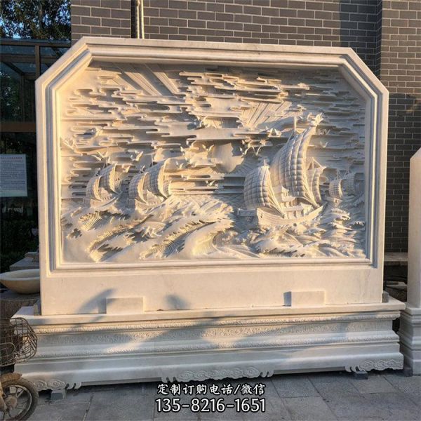 庭院大理石建筑石浮雕壁影（1）
