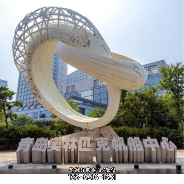 廣場抽象園林景觀不銹鋼創意廣場雕塑（2）