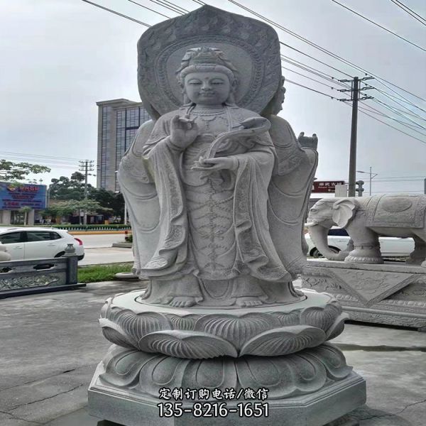 校園景區(qū)廣場(chǎng)擺放漢白玉名人像雕塑（5）