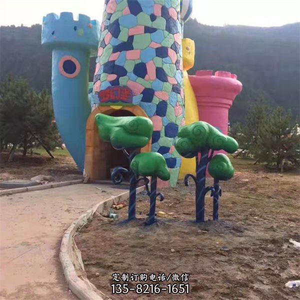 公園廣場擺放玻璃鋼人物主題景觀小品雕塑（4）