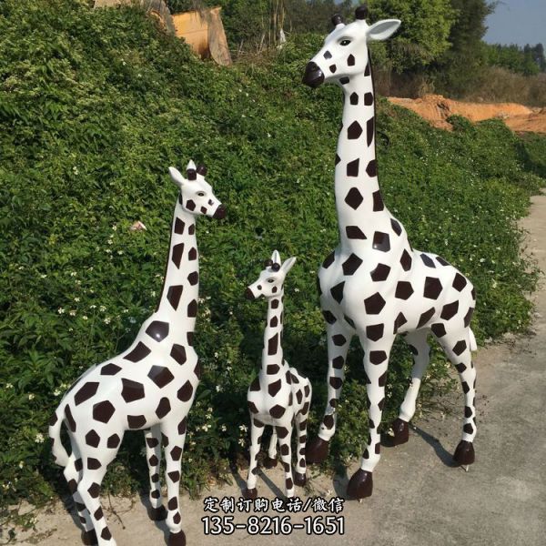 卡通動物造型游樂園玻璃鋼仿真動物雕塑（3）