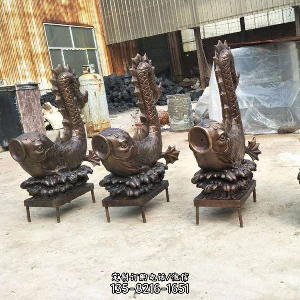 小區(qū)水景歐式西方天使人物鑄銅噴泉雕塑（4）