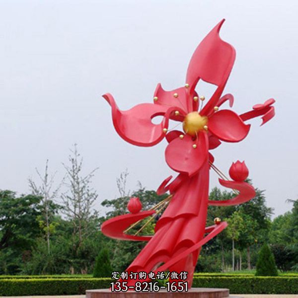 酒店裝飾公園不銹鋼大型雕塑（5）