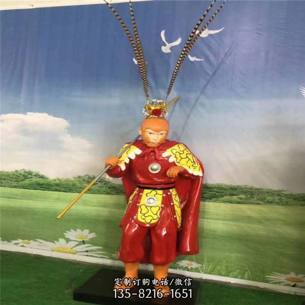 景區(qū)影城玻璃鋼彩繪西游記師徒四人雕塑