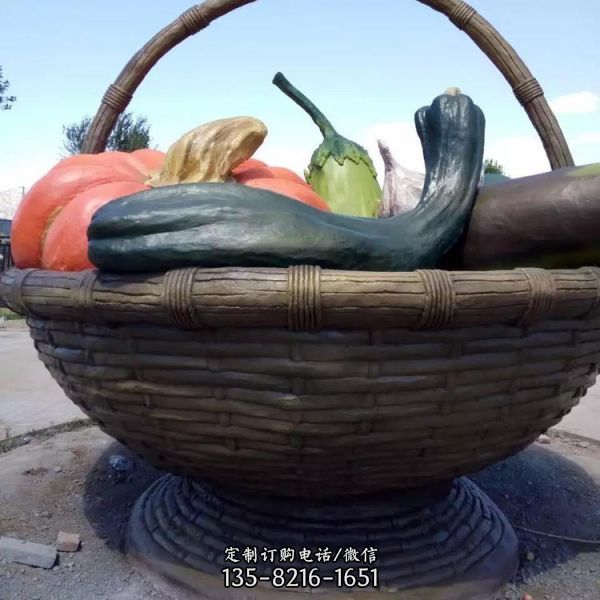 戶外農場擺放水泥仿真果蔬雕塑（1）