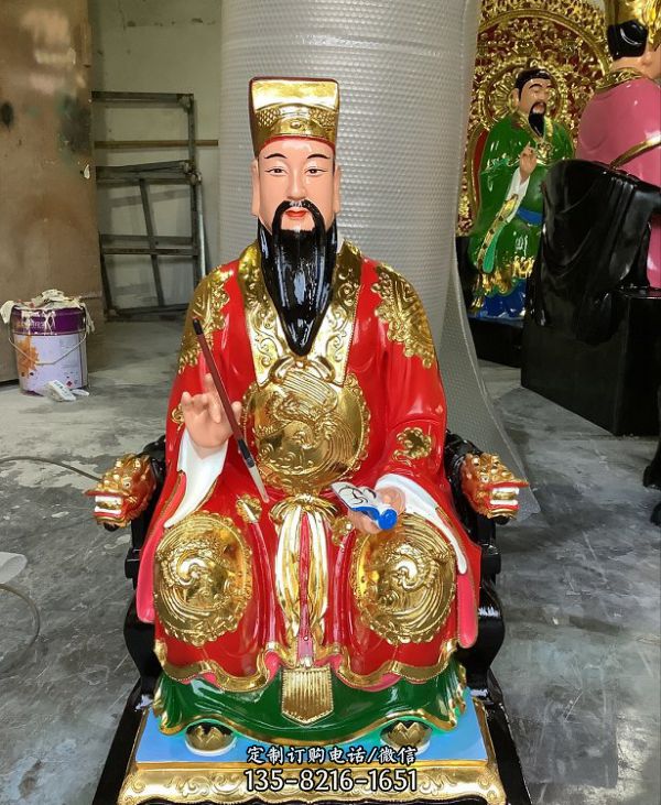 寺廟家居玻璃鋼彩繪供奉佛像雕塑（5）