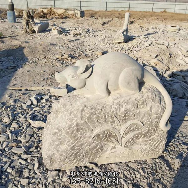 公園石雕動物景區園林石雕獅子雕塑（3）