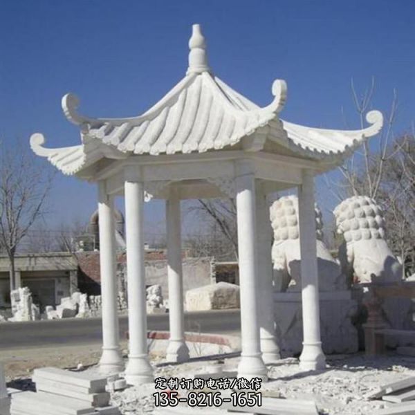 園林公園擺放休閑中式石亭子 免費安裝（6）