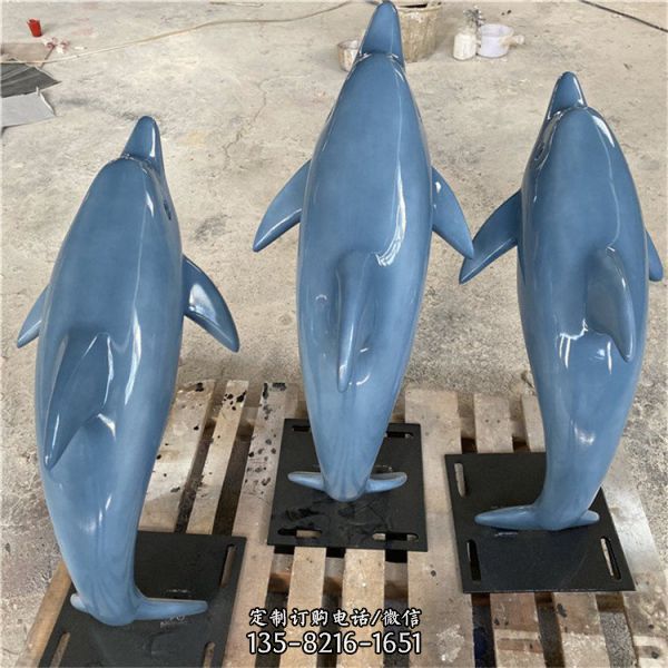 海洋生物玻璃鋼仿真動物海邊景區雕塑擺件（2）